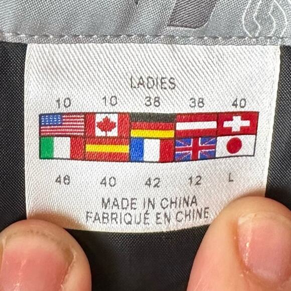 Spyder Womens XT 5000 White and Red Ski Snow Zip up Jacket Size 10 Insulated - Picture 13 of 16